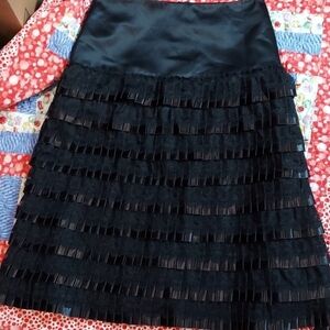C&M Collection Black Lace Skirt Size 38